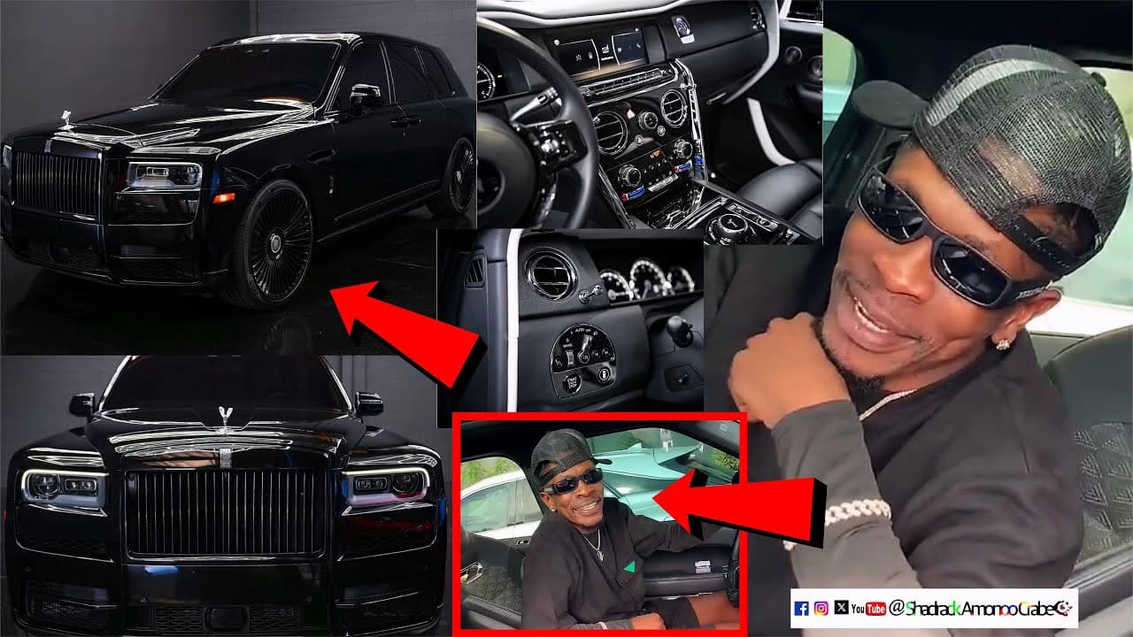 Shatta Wale's New Rolls Royce Rolls into Ghana: Luxury Meets Controversy