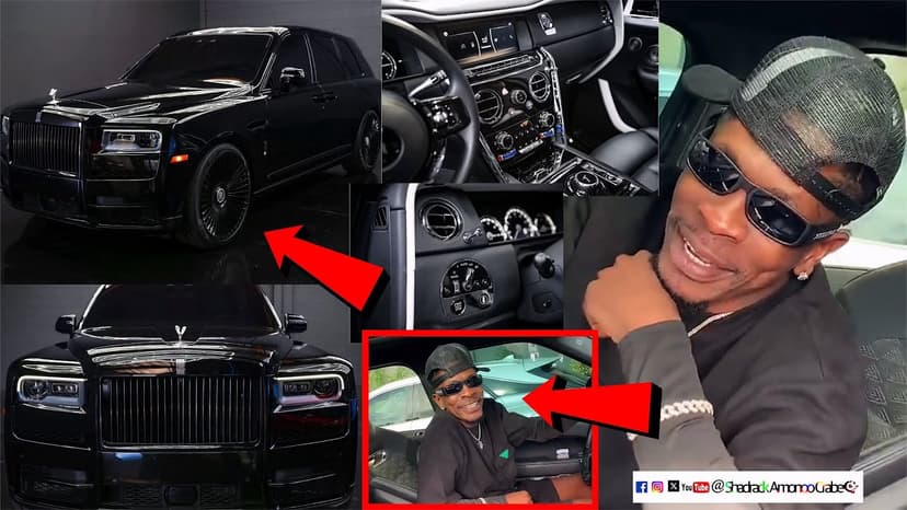 Shatta Wale's New Rolls Royce Rolls into Ghana: Luxury Meets Controversy