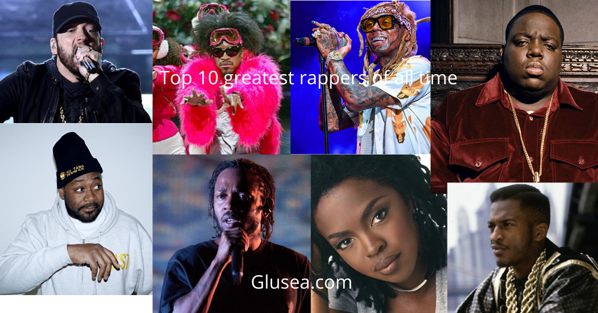 Top 10 Greatest Rappers Of All Time | Glusea.com